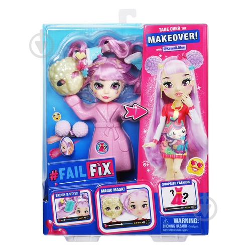 Набор с куклой Failfix Total Makeover Кьюти Каваи - фото 1