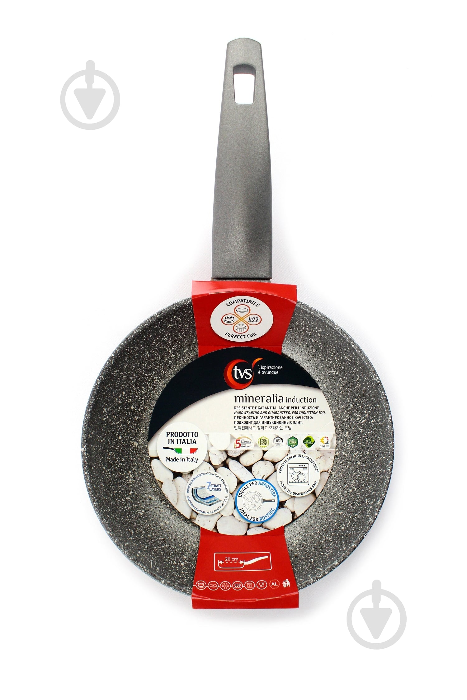 Сковорода TVS Mineralia Induction 24 см - фото 3