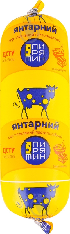 Сыр Пирятин плавленый Янтарный колбасный 330 г 60% - фото 1