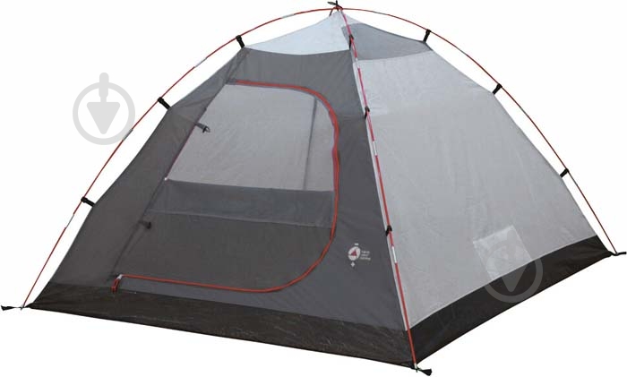 Намет туристичний High Peak Kira 3 Dark Grey/Red 10214 - фото 2