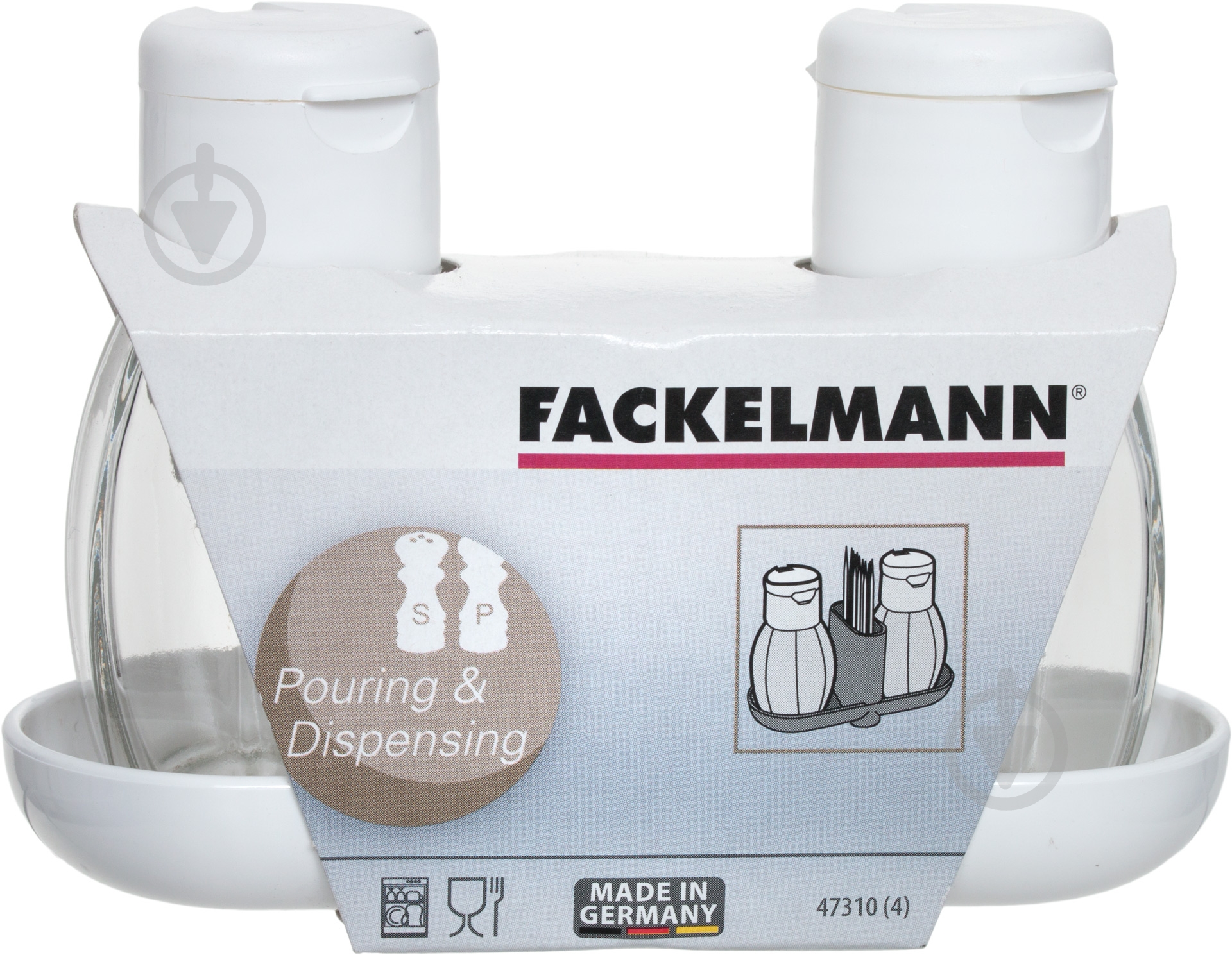 Набор для соли и перца Fackelmann 3 предмета 47310 - фото 3