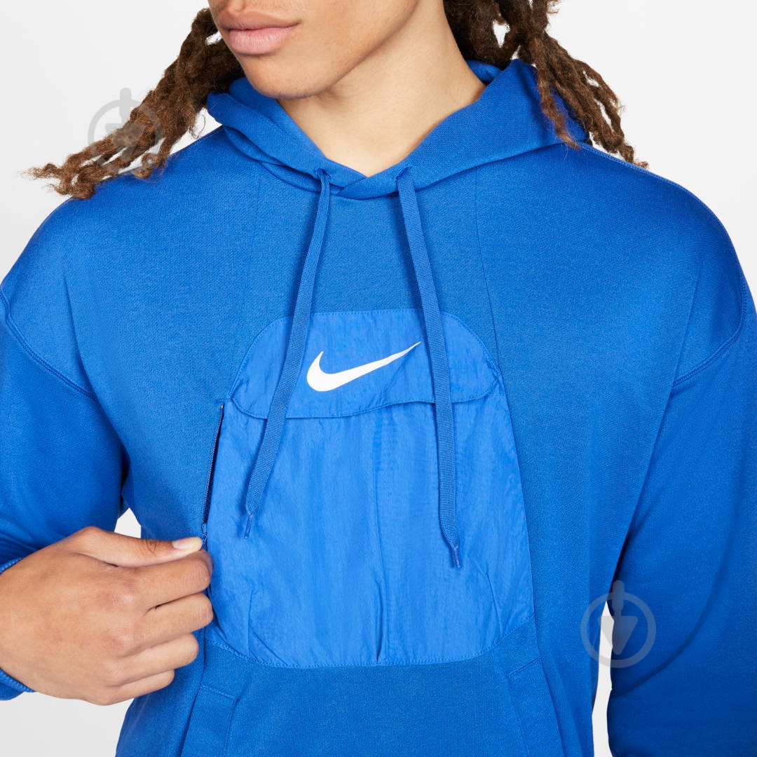Джемпер Nike M NK FC HOODIE PO CJ2491-480 р. XL синий - фото 4