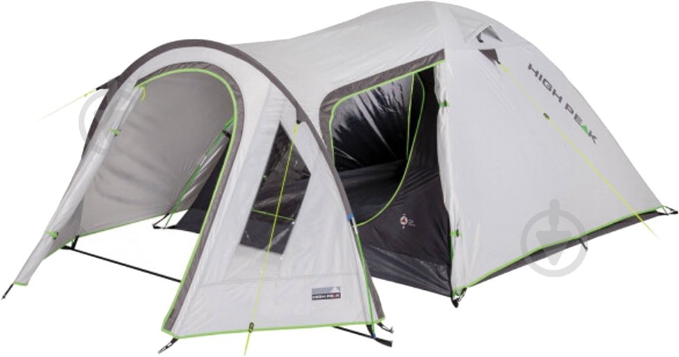 Палатка туристическая High Peak Kira 5.0 Nimbus Grey 10376 - фото 1