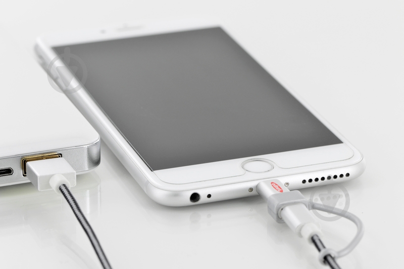 Кабель Digitus USB 2.0 Lightning+microUSB charge/sync 1 м черный (31052) - фото 5