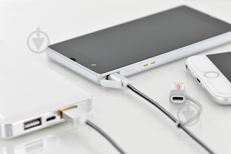 Кабель Digitus USB 2.0 Lightning+microUSB charge/sync 1 м черный (31052) - фото 4