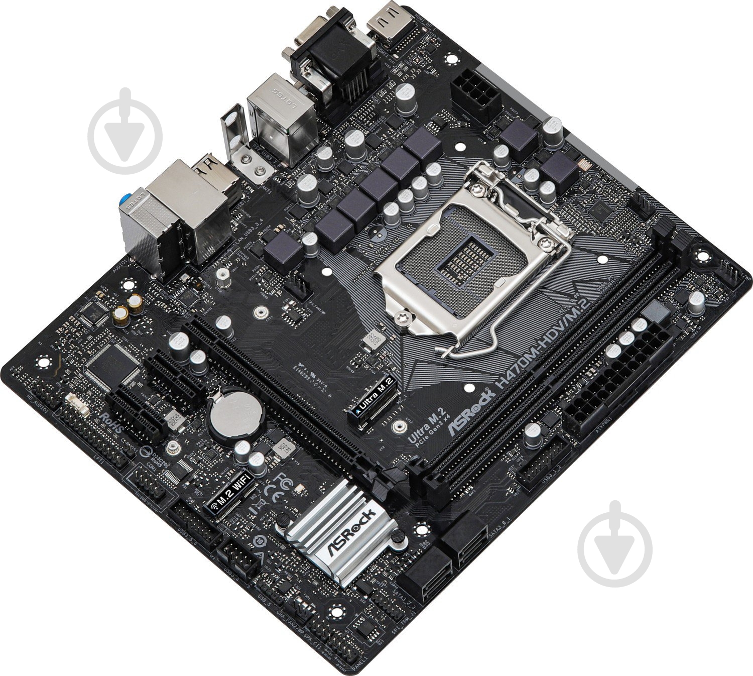 Материнська плата Gigabyte H470M H (Socket 1200, Intel H470, micro ATX) - фото 3 Материнська плата Gigabyte H470M H (Socket 1200, Intel H470, micro ATX) - фото 3