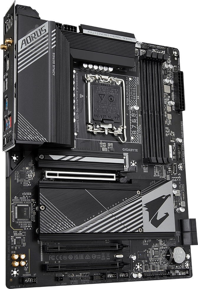 Материнская плата Gigabyte B760 AORUS ELITE (Socket 1700, Intel B760, ATX) - фото 2