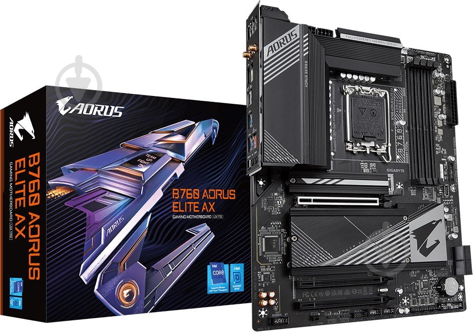 Материнская плата Gigabyte B760 AORUS ELITE (Socket 1700, Intel B760, ATX) - фото 7
