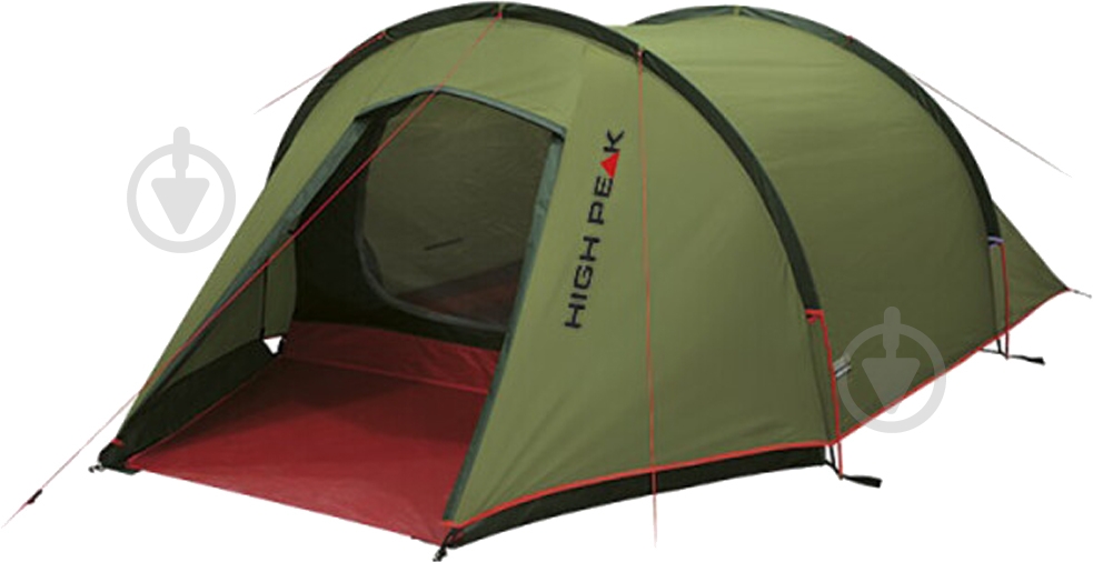 Палатка туристическая High Peak Kite 2 Pesto/Red 10188 - фото 3