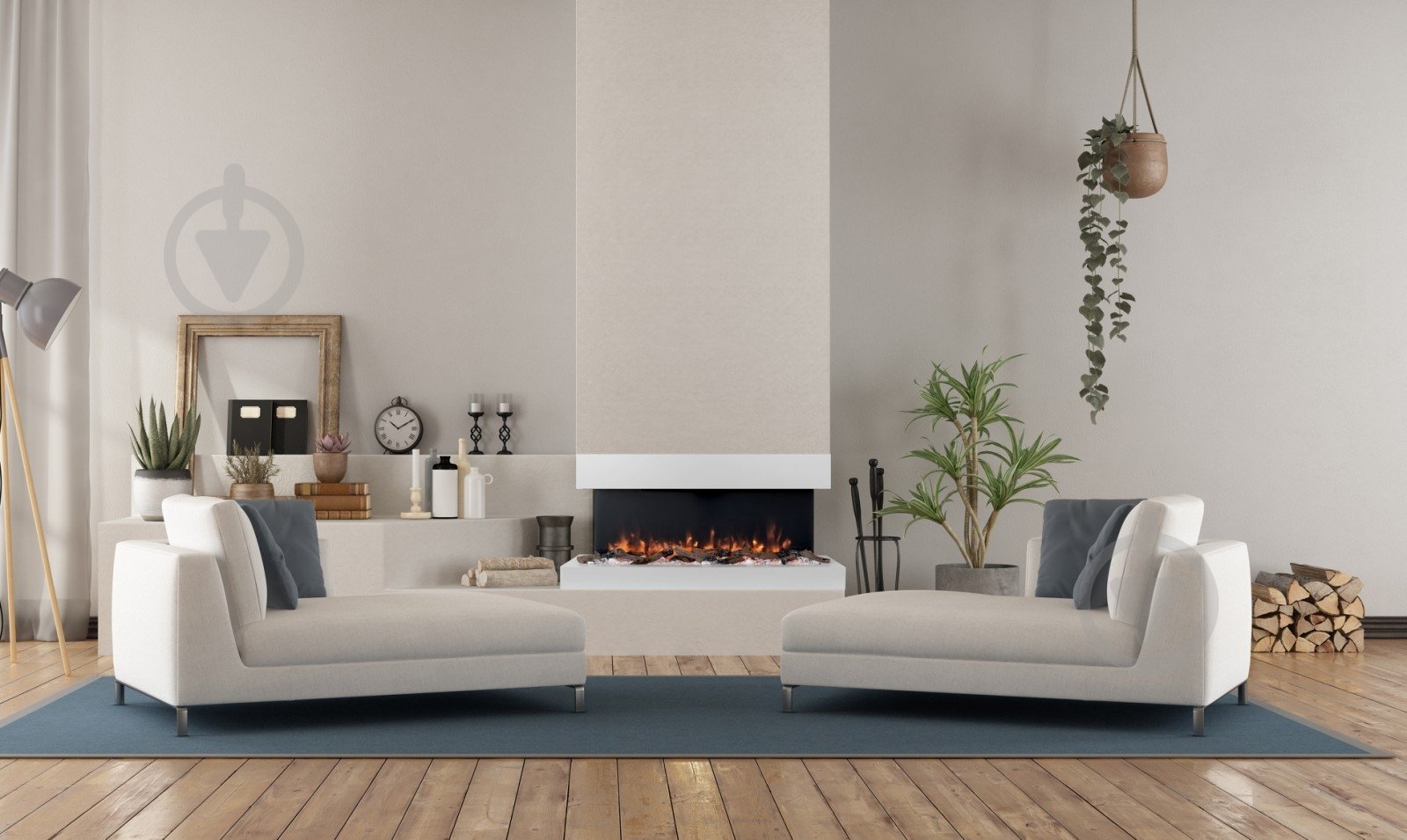 Каминокомплект ASTRA FLAME Нью-Йорк White - фото 10