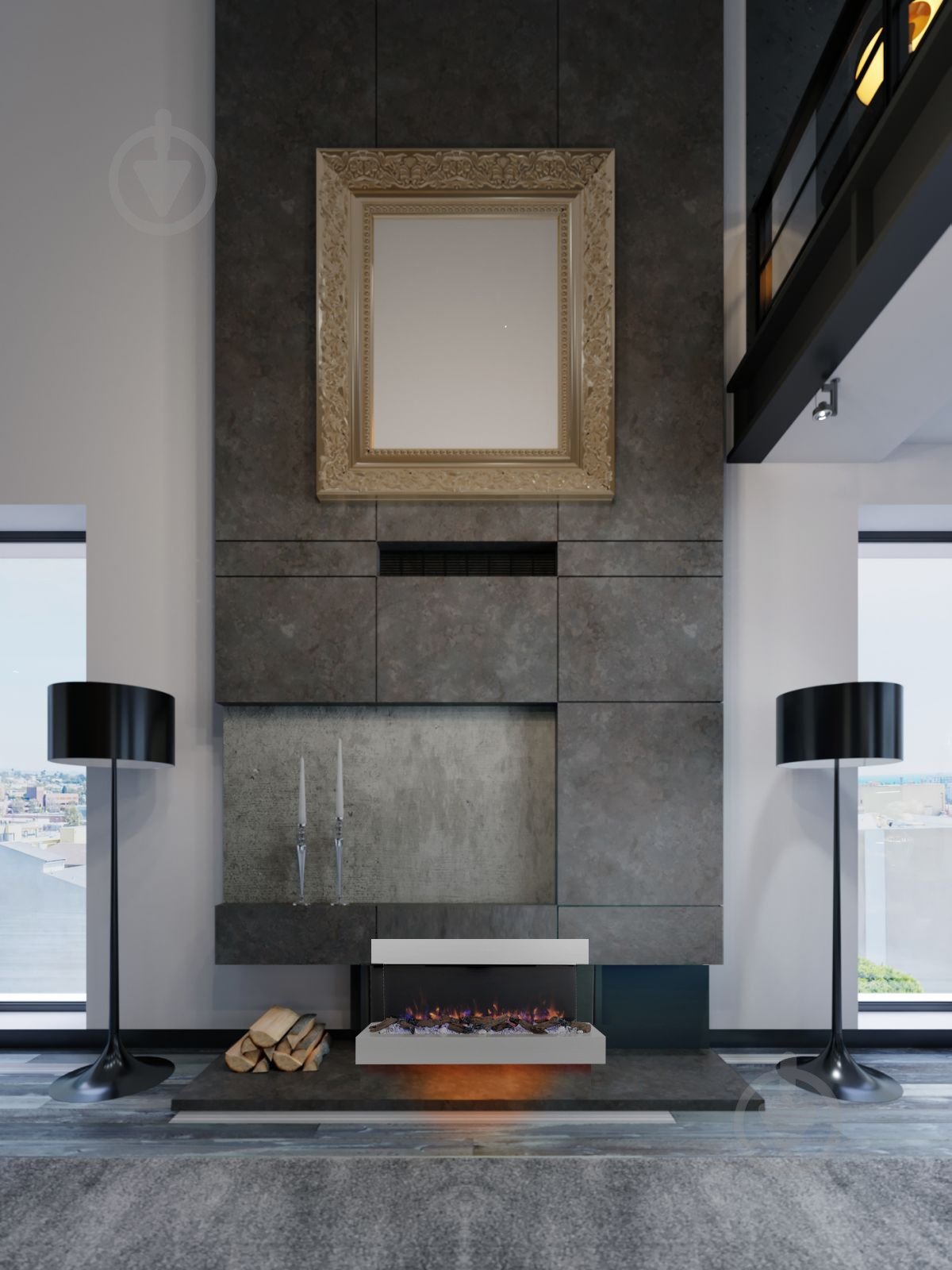 Каминокомплект ASTRA FLAME Нью-Йорк White - фото 11