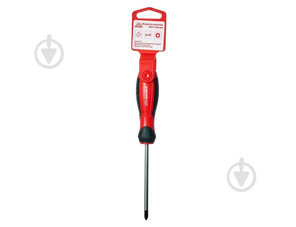 Викрутка Vitals хрестова 179510 - фото 1