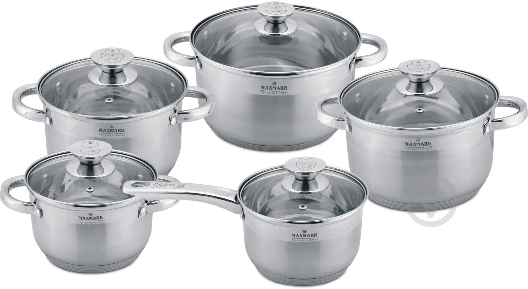 Набор посуды Maxmark 10 предметов MK-3510 - фото 1