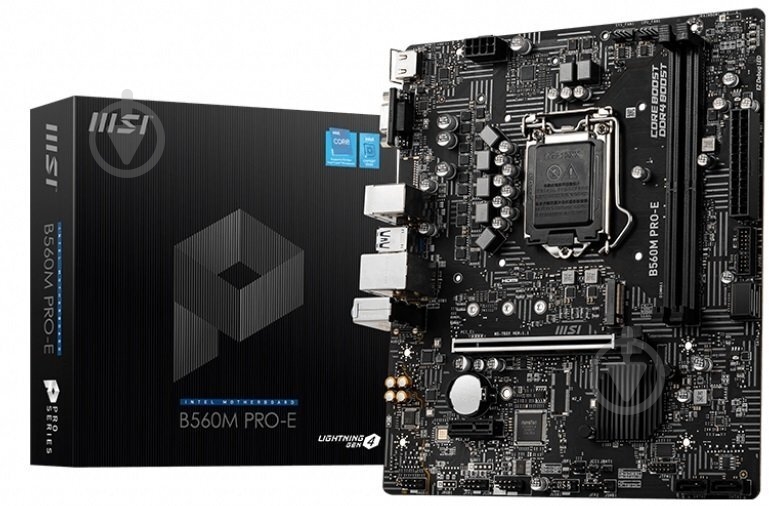 Материнская плата MSI 911-7D22-001 (Socket 1200, Intel B560, micro ATX) - фото 4 Материнская плата MSI 911-7D22-001 (Socket 1200, Intel B560, micro ATX) - фото 4