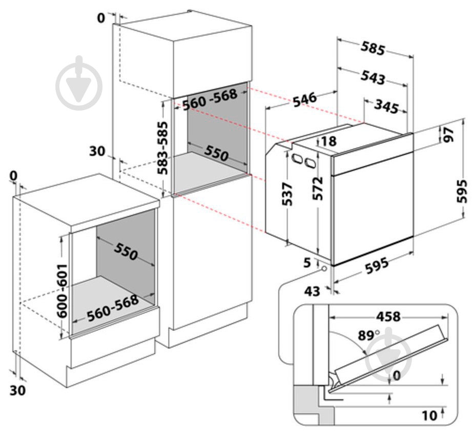 Духовой шкаф Whirlpool WTAC8411SCOW - фото 5