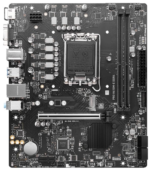 Материнская плата MSI 911-7D48-012 (Socket 1700, Intel H610, micro ATX) - фото 1 Материнская плата MSI 911-7D48-012 (Socket 1700, Intel H610, micro ATX) - фото 1