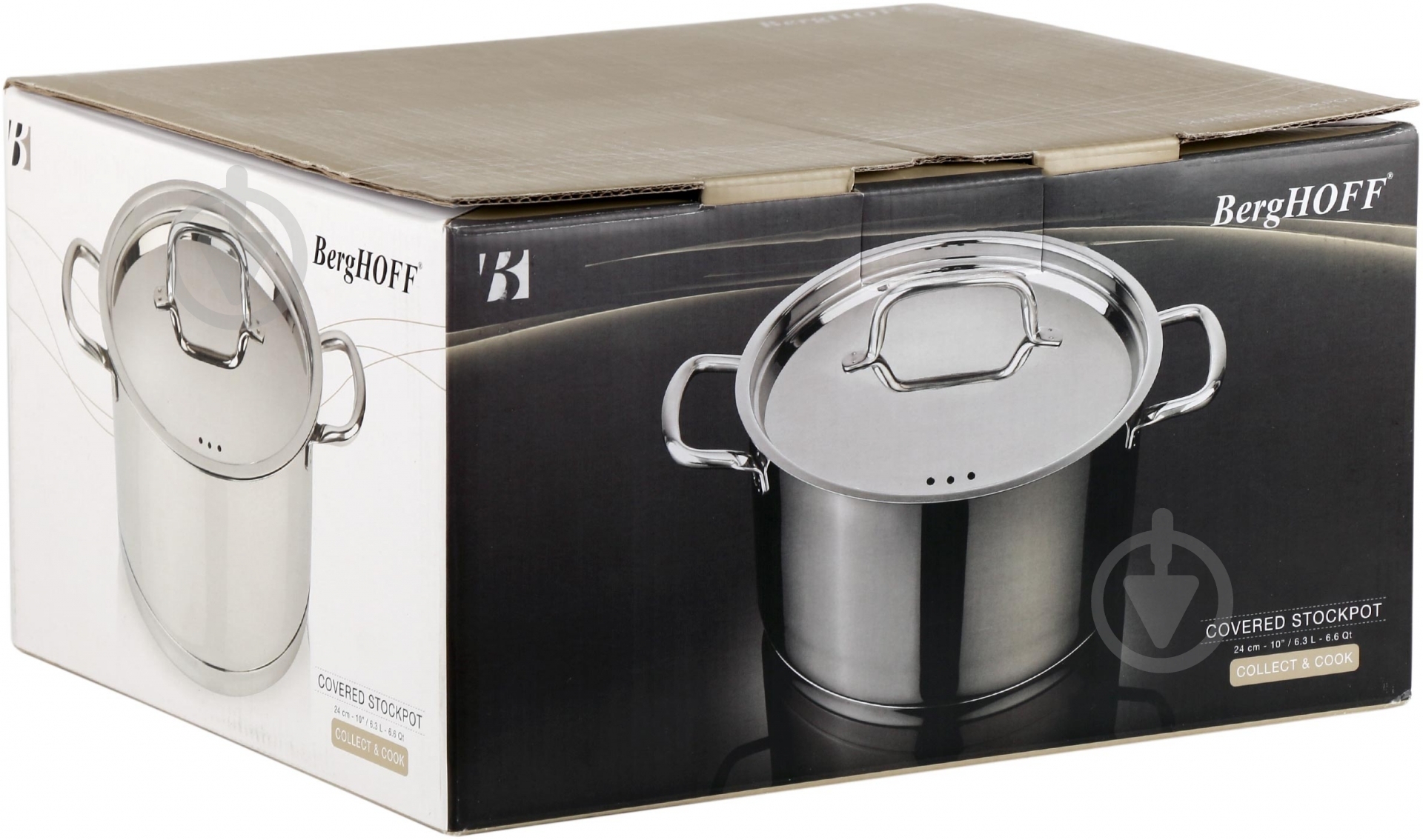 Кастрюля BergHOFF Moon 6,3 л 4490001 - фото 4 Кастрюля BergHOFF Moon 6,3 л 4490001 - фото 4