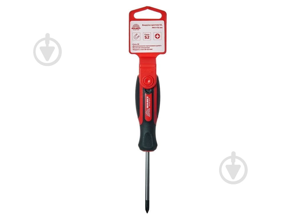 Отвертка Vitals крестовая 179523 - фото 1