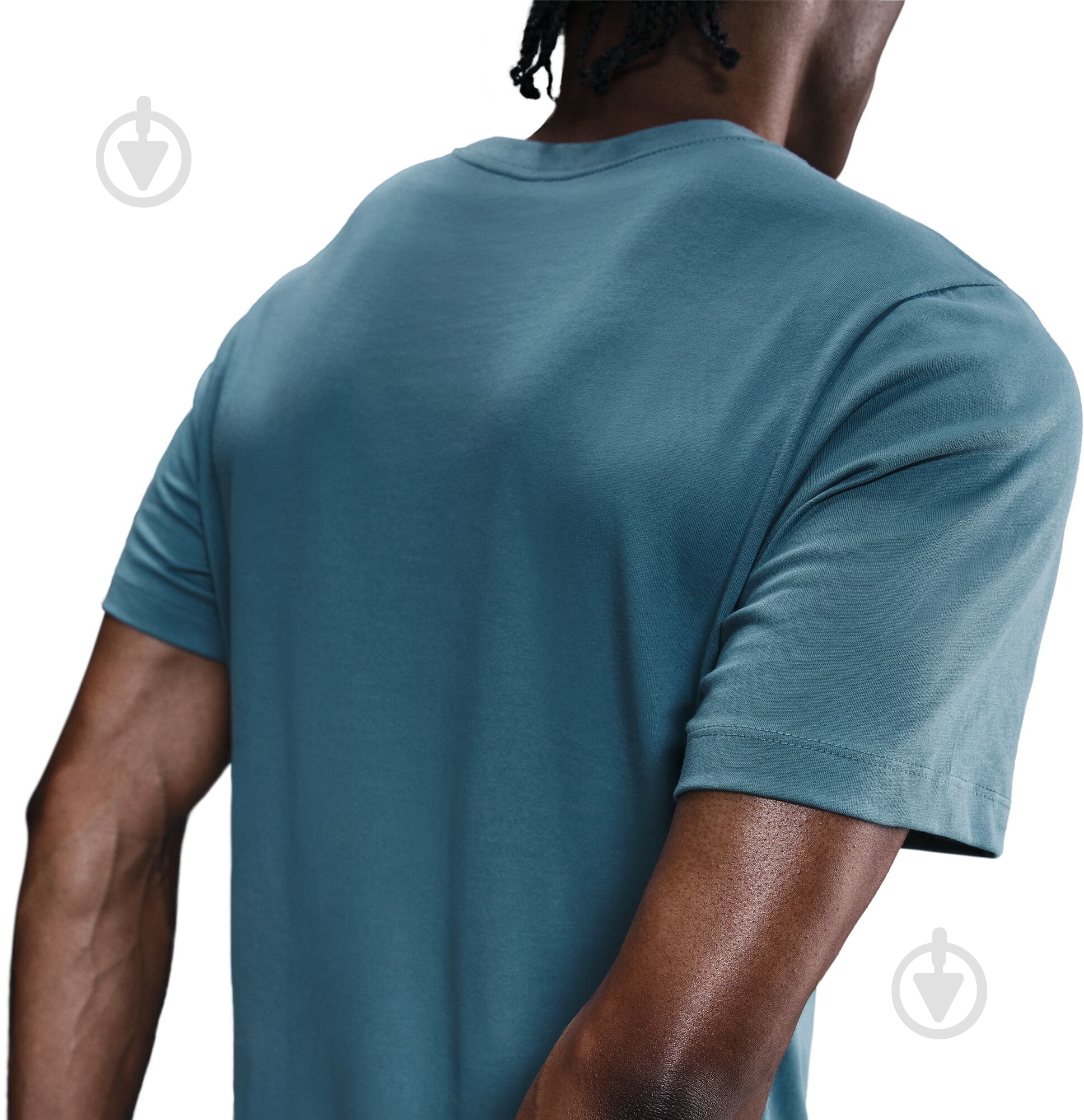 Футболка Nike M NK DF TEE DFC CREW SOLID AR6029-006 р.M бирюзовый - фото 4 Футболка Nike M NK DF TEE DFC CREW SOLID AR6029-006 р.M бирюзовый - фото 4