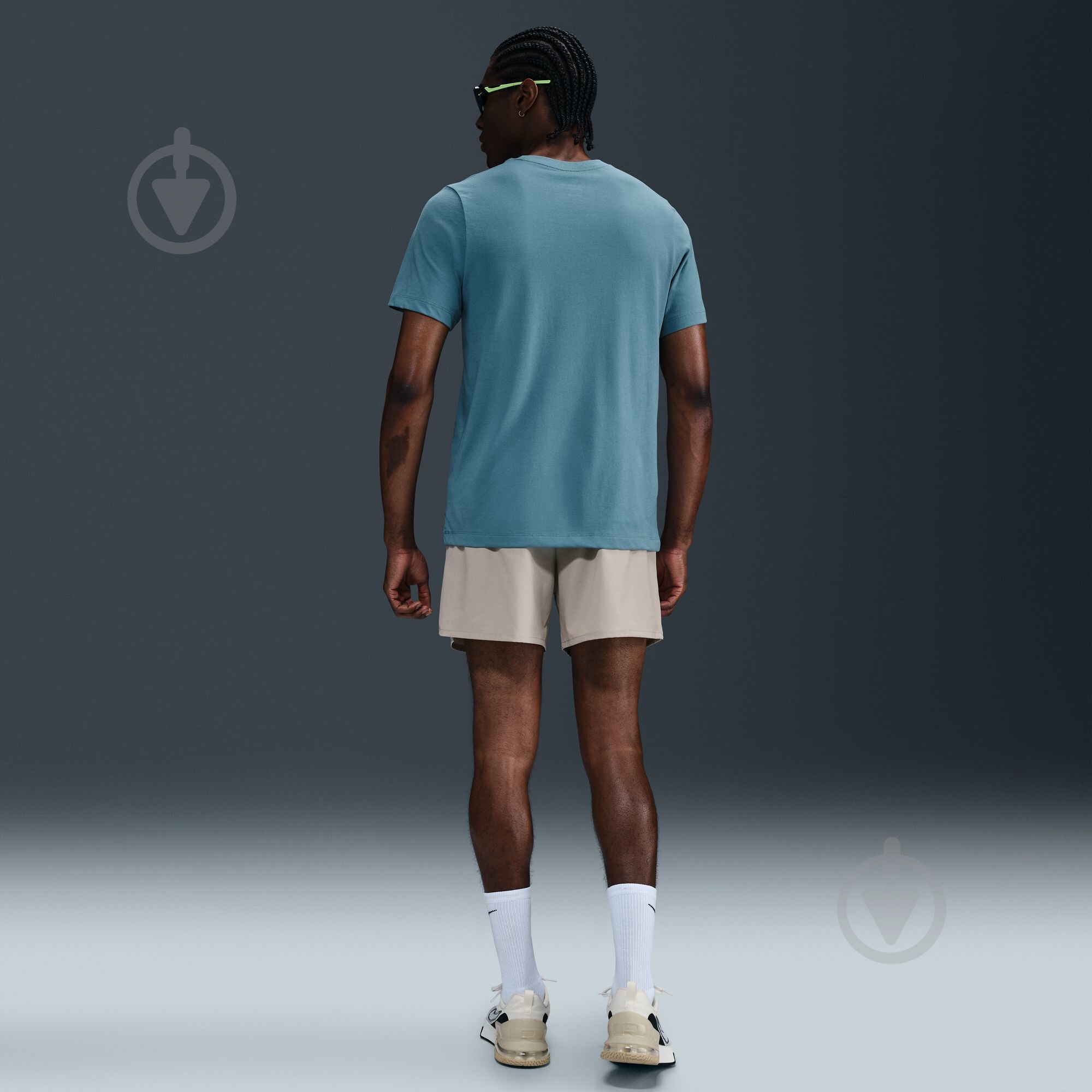 Футболка Nike M NK DF TEE DFC CREW SOLID AR6029-006 р.M бирюзовый - фото 6 Футболка Nike M NK DF TEE DFC CREW SOLID AR6029-006 р.M бирюзовый - фото 6