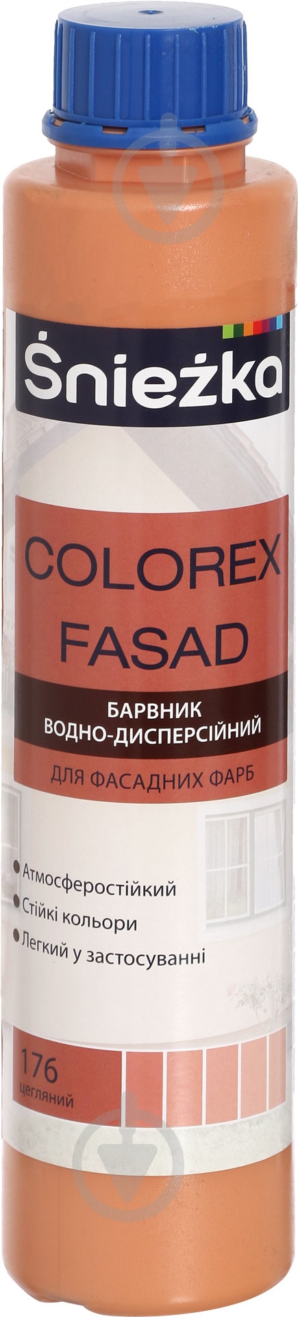 Барвник Sniezka Colorex Fasad 176 цегляний 750 мл - фото 1