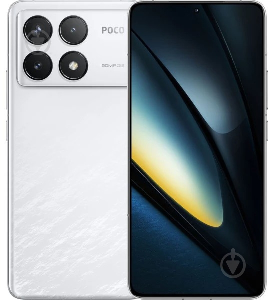 Смартфон POCO F6 Pro 12/512GB white (1054223) - фото 1 Смартфон POCO F6 Pro 12/512GB white (1054223) - фото 1