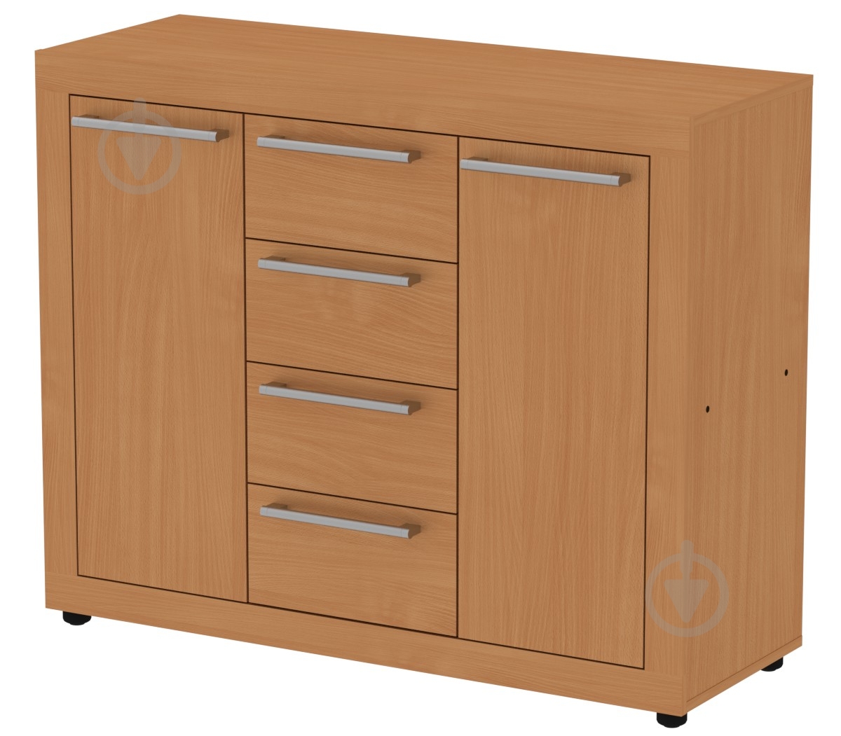 Комод МГ-1-3 бук/бук - фото 1 Комод МГ-1-3 бук/бук - фото 1