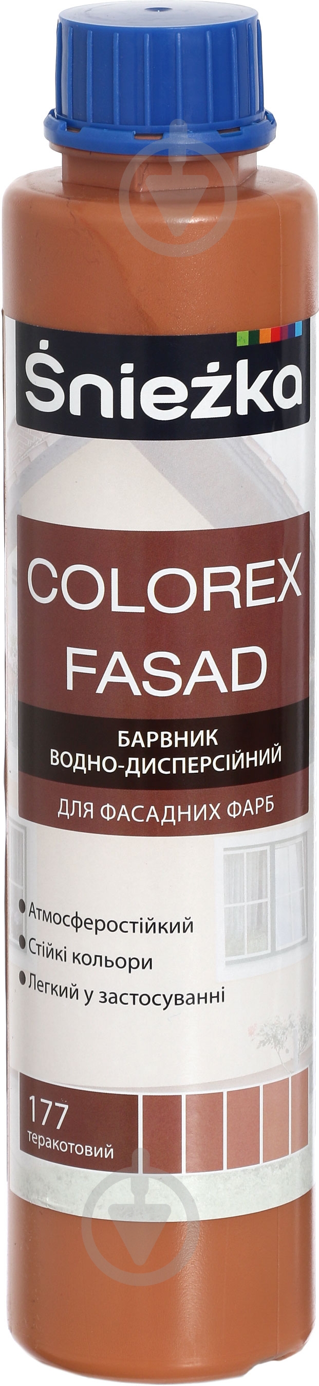 Барвник Sniezka Colorex Fasad 177 теракотовий 750 мл - фото 1