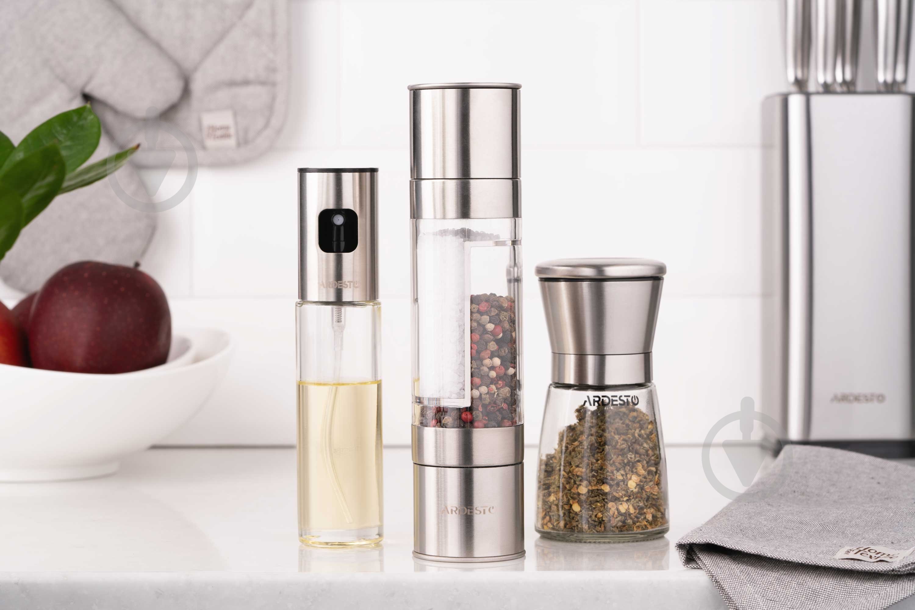 Распылитель Ardesto Gemini 100 мл нержавеющая сталь с прозрачным AR1512SS - фото 7 Распылитель Ardesto Gemini 100 мл нержавеющая сталь с прозрачным AR1512SS - фото 7