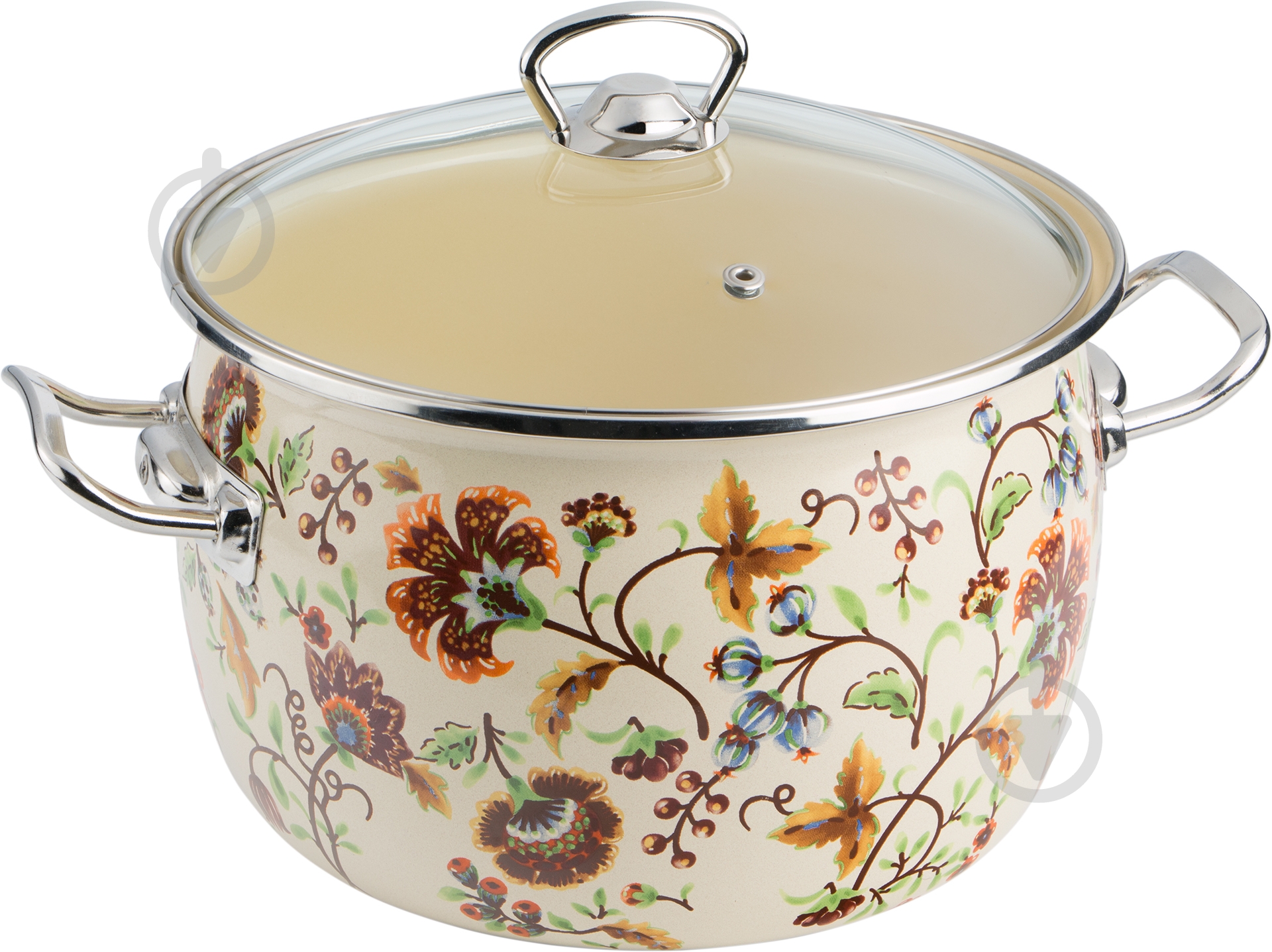 Кастрюля Idilia Майолика 5 л В8191 - фото 1 Кастрюля Idilia Майолика 5 л В8191 - фото 1