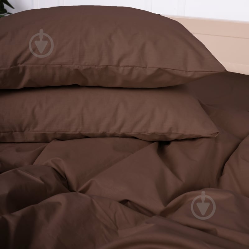 Комплект постельного белья MirSon Ranforce Elite 19-1217 Chocolate perla шоколадный - фото 3