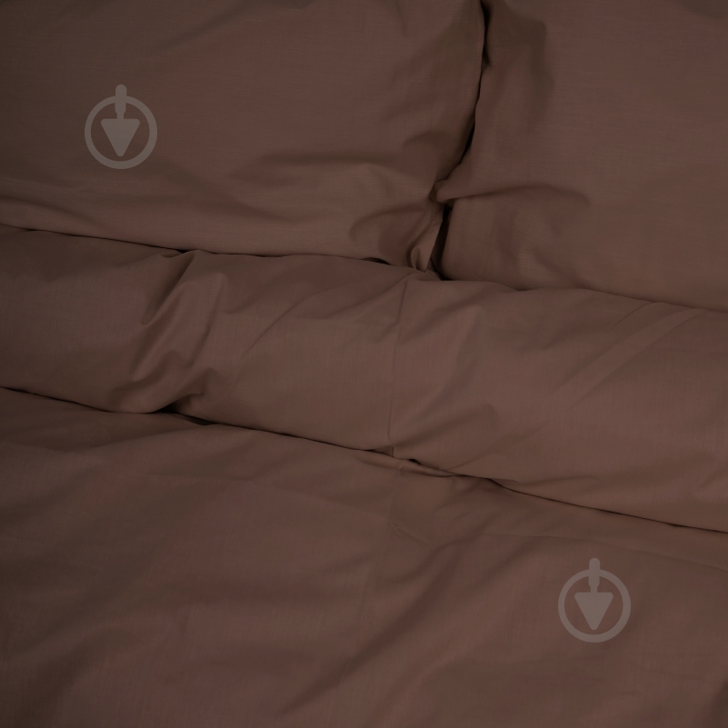 Комплект постельного белья MirSon Ranforce Elite 19-1217 Chocolate perla шоколадный - фото 4