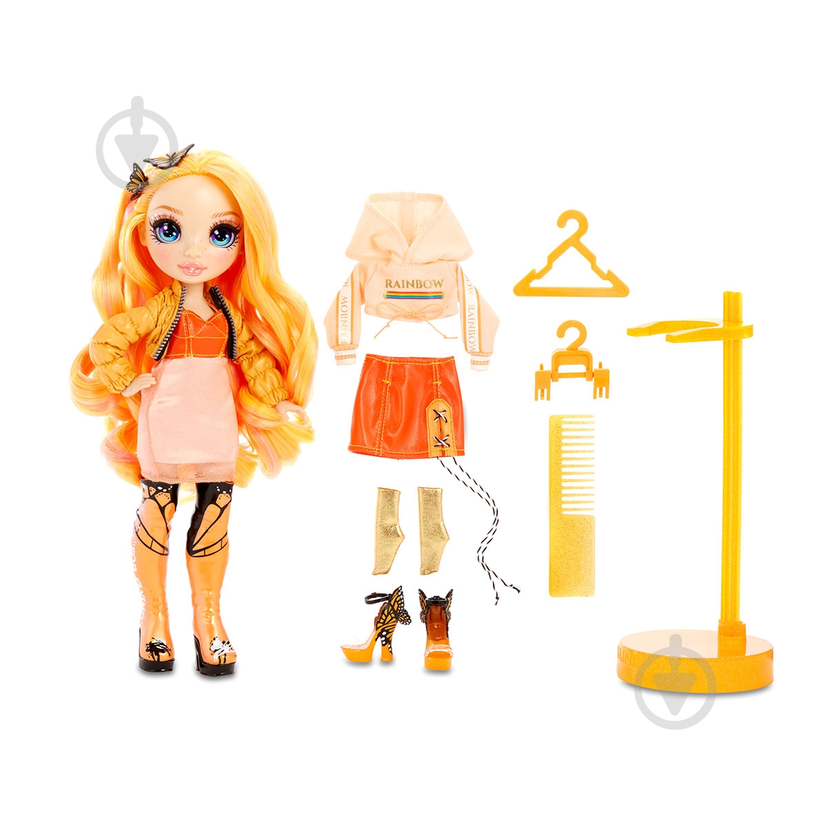 Набор с куклой Rainbow High Поппи - фото 6