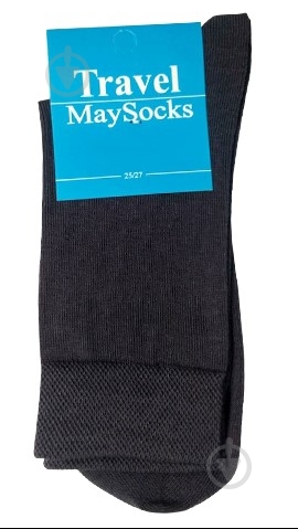 Шкарпетки Travel MaySocks Ч-110203-27 р.43-45 чорний - фото 1 Шкарпетки Travel MaySocks Ч-110203-27 р.43-45 чорний - фото 1