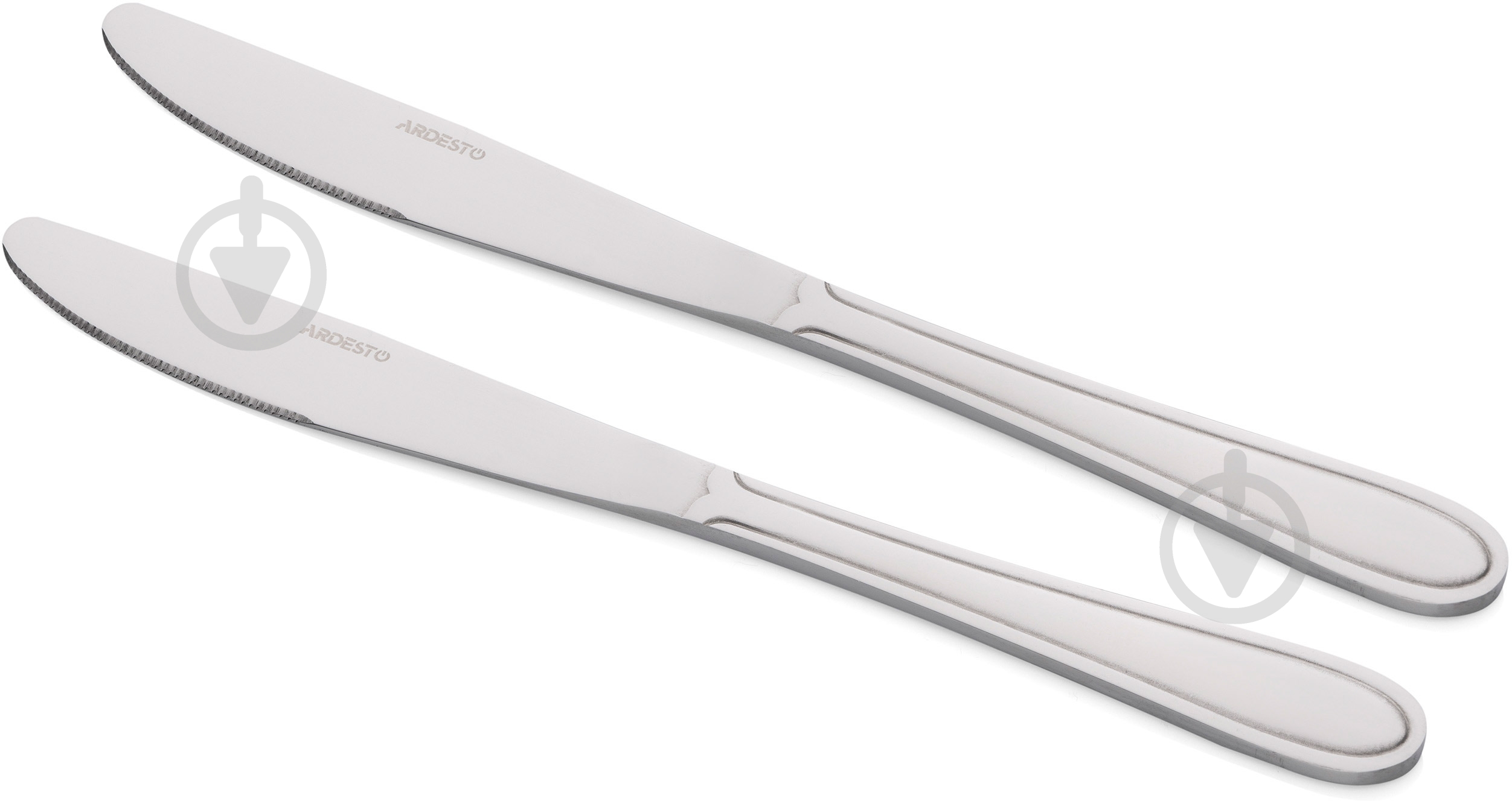 Набор столовых ножей Ardesto Gemini Venice 2 шт. нержавеющая сталь AR1906VK - фото 1 Набор столовых ножей Ardesto Gemini Venice 2 шт. нержавеющая сталь AR1906VK - фото 1