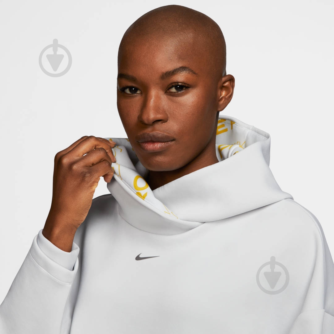 Джемпер Nike W NP CLN FLC HOODIE CJ3591-028 р. XL серый - фото 6