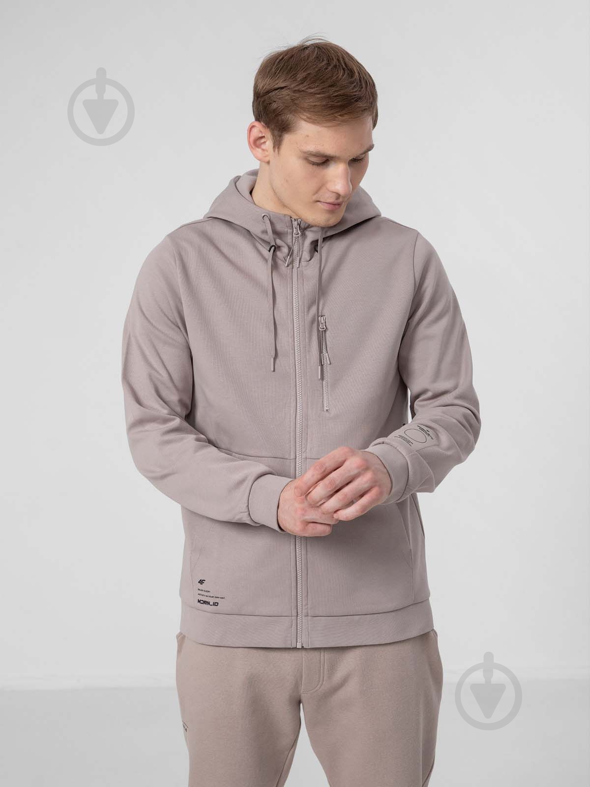 Толстовка 4F SWEATSHIRT BLM024 H4Z22-BLM024-83S р.L бежевый - фото 1