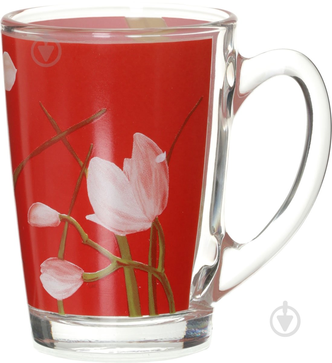 Чашка Luminarc New Morning Red Orchis 320 мл N1197 - фото 1 Чашка Luminarc New Morning Red Orchis 320 мл N1197 - фото 1