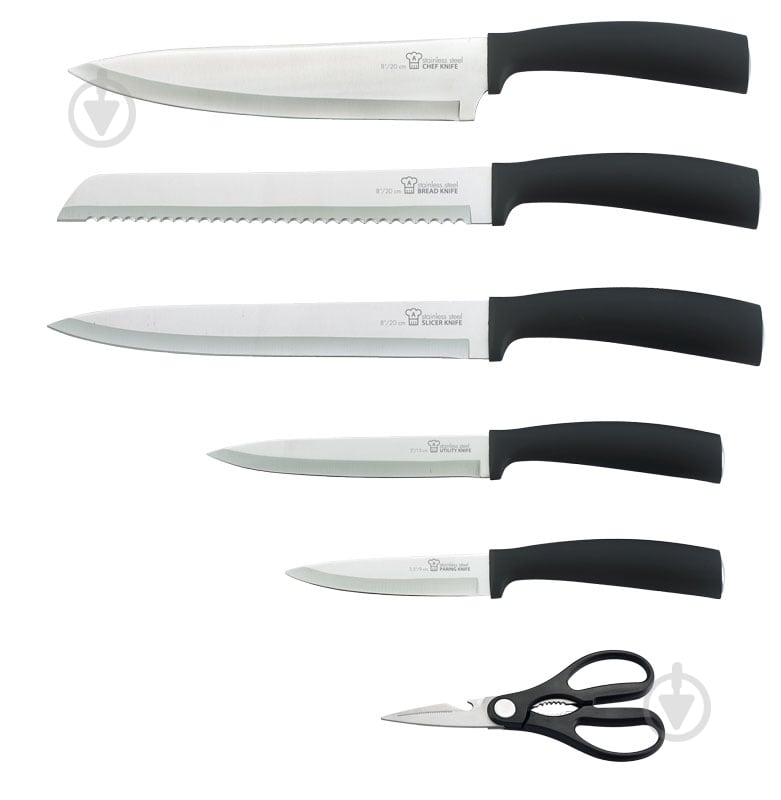 Набор ножей на подставке Aurora 7 пр. 864AU - фото 3