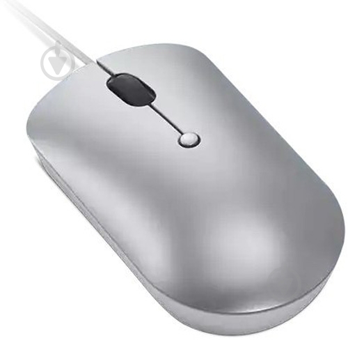 Мышь Lenovo 540 USB-C Wired Compact Mouse Cloud Grey (GY51D20877) - фото 2 Мышь Lenovo 540 USB-C Wired Compact Mouse Cloud Grey (GY51D20877) - фото 2