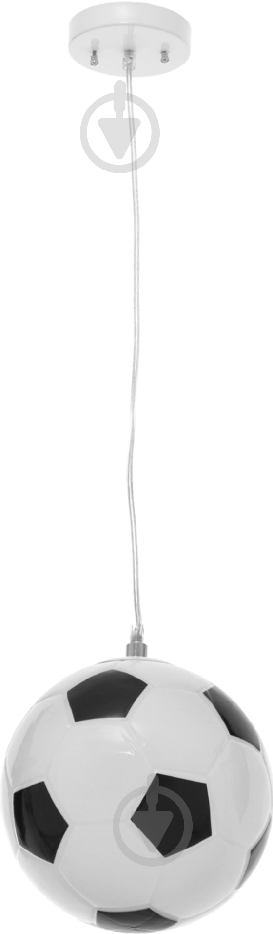 Підвіс Scheinlicht 1x40 Вт E27 біло-чорний MD5061-1A - фото 1