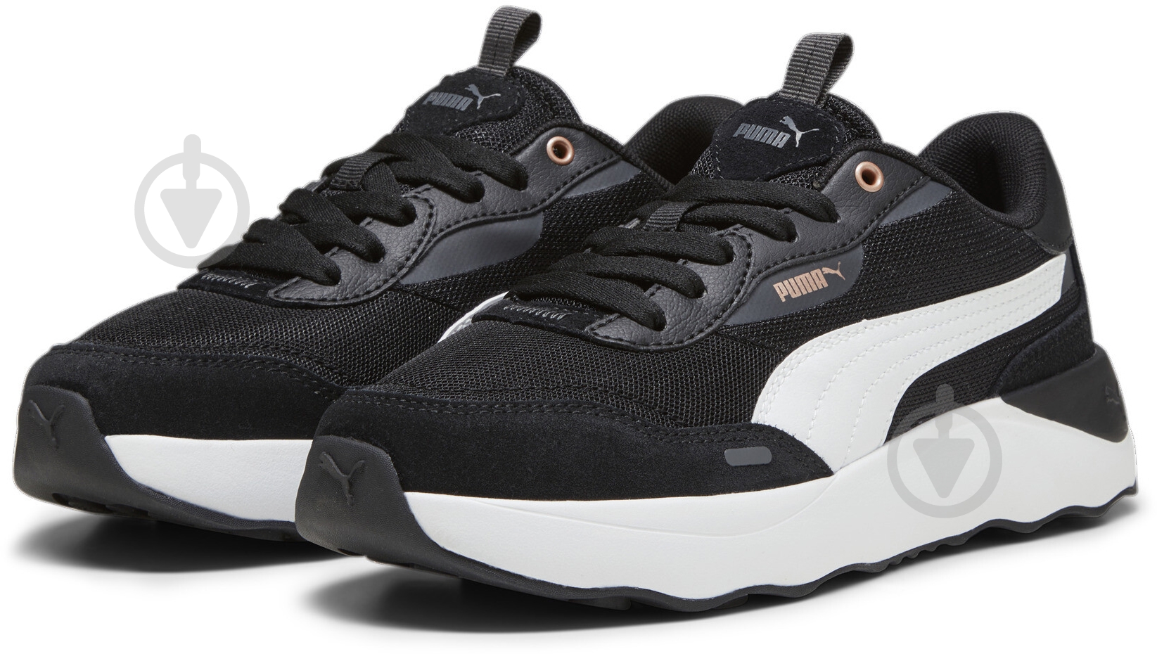 Кросівки жіночі Puma RUNTAMED PLATFORM 39232402 р.36 чорні - фото 3