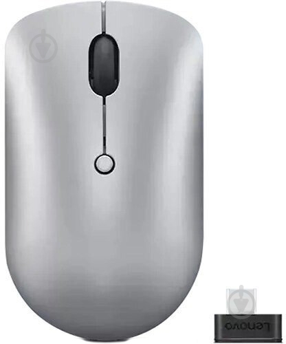 Миша Lenovo 540 USB-C Wireless Compact Mouse Cloud Grey (GY51D20869) - фото 1