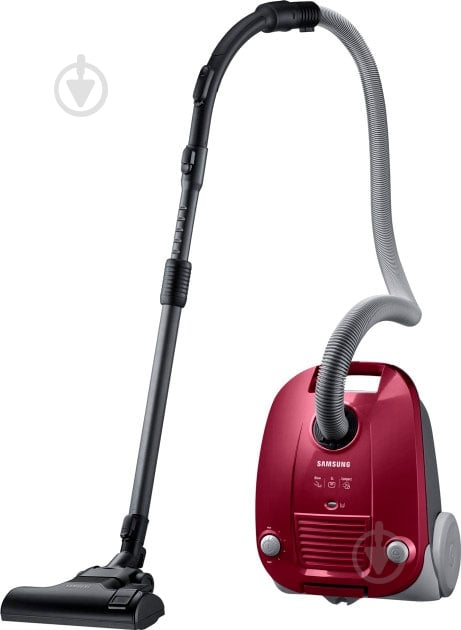 Пилосос Samsung для сухого прибирання з мішком VCC41U1V3P/UK red - фото 1
