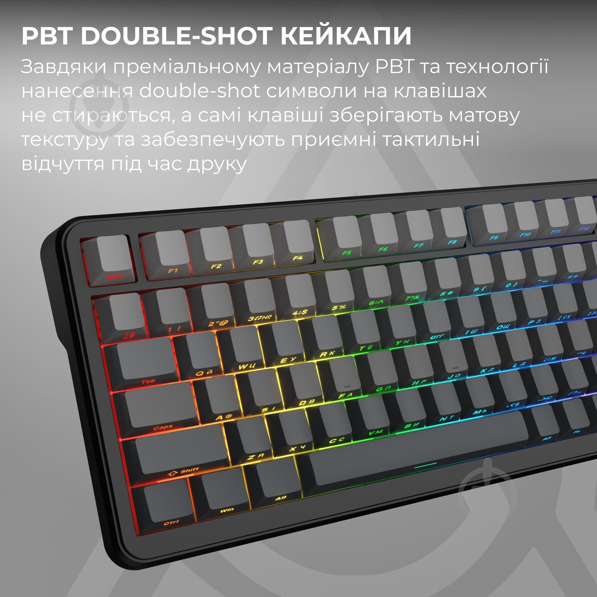 Клавиатура игровая Ajazz (AK820-MAX-WB-S-G) MAX PLUS White Birch Switch Black Gradient - фото 14