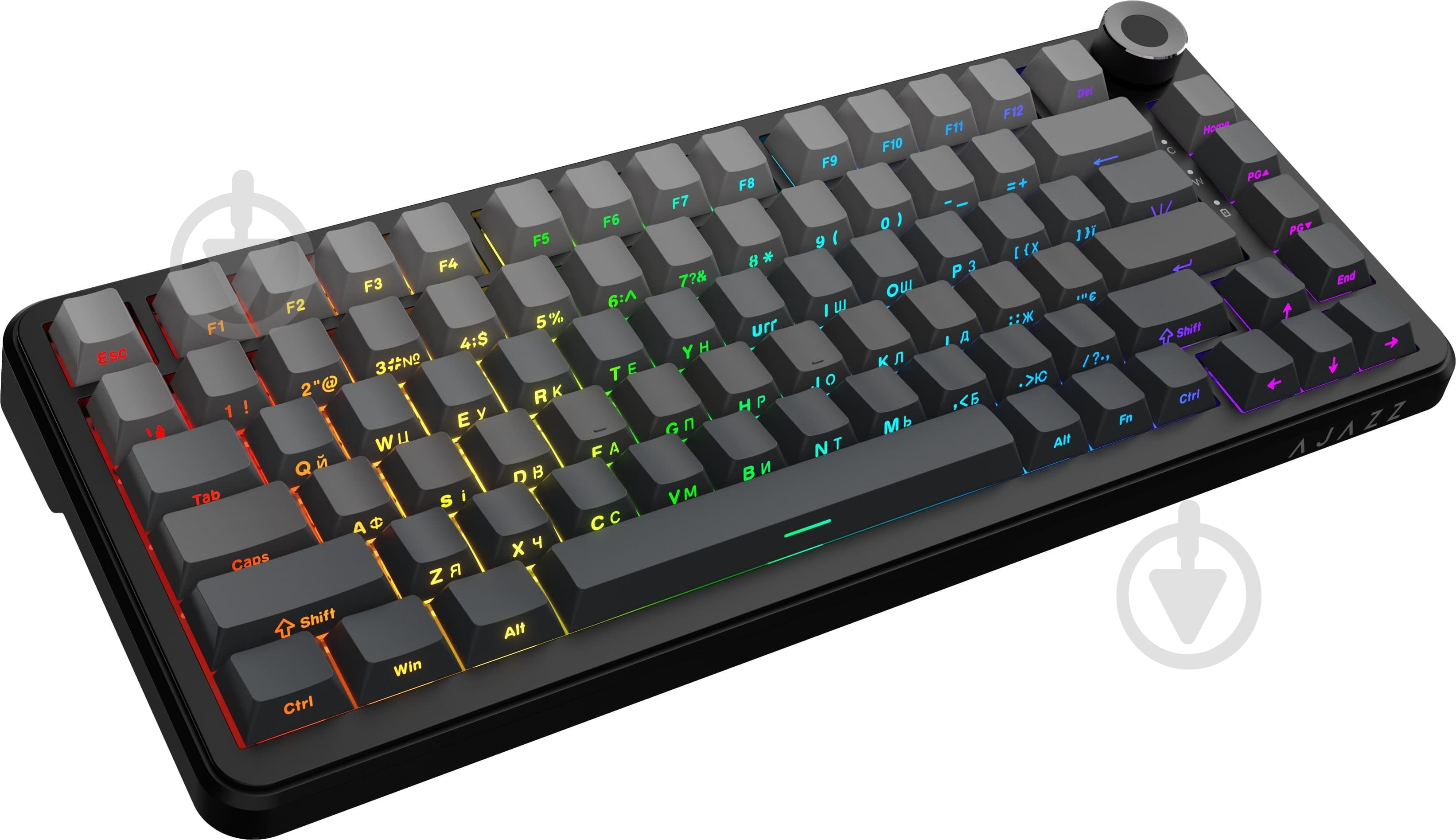 Клавиатура игровая Ajazz (AK820-MAX-WB-S-G) MAX PLUS White Birch Switch Black Gradient - фото 4