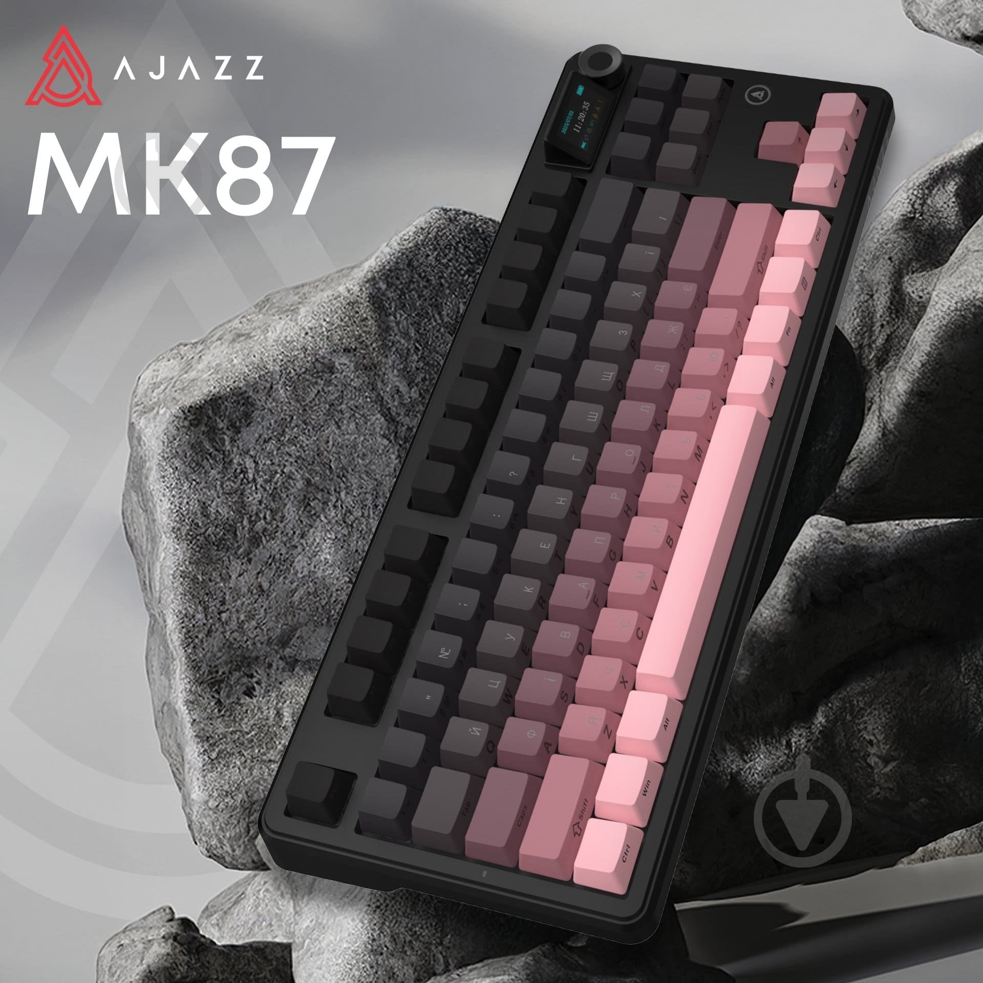 Клавиатура игровая Ajazz (MK87-P-S-P) MK87 Pitaya Switch - фото 7