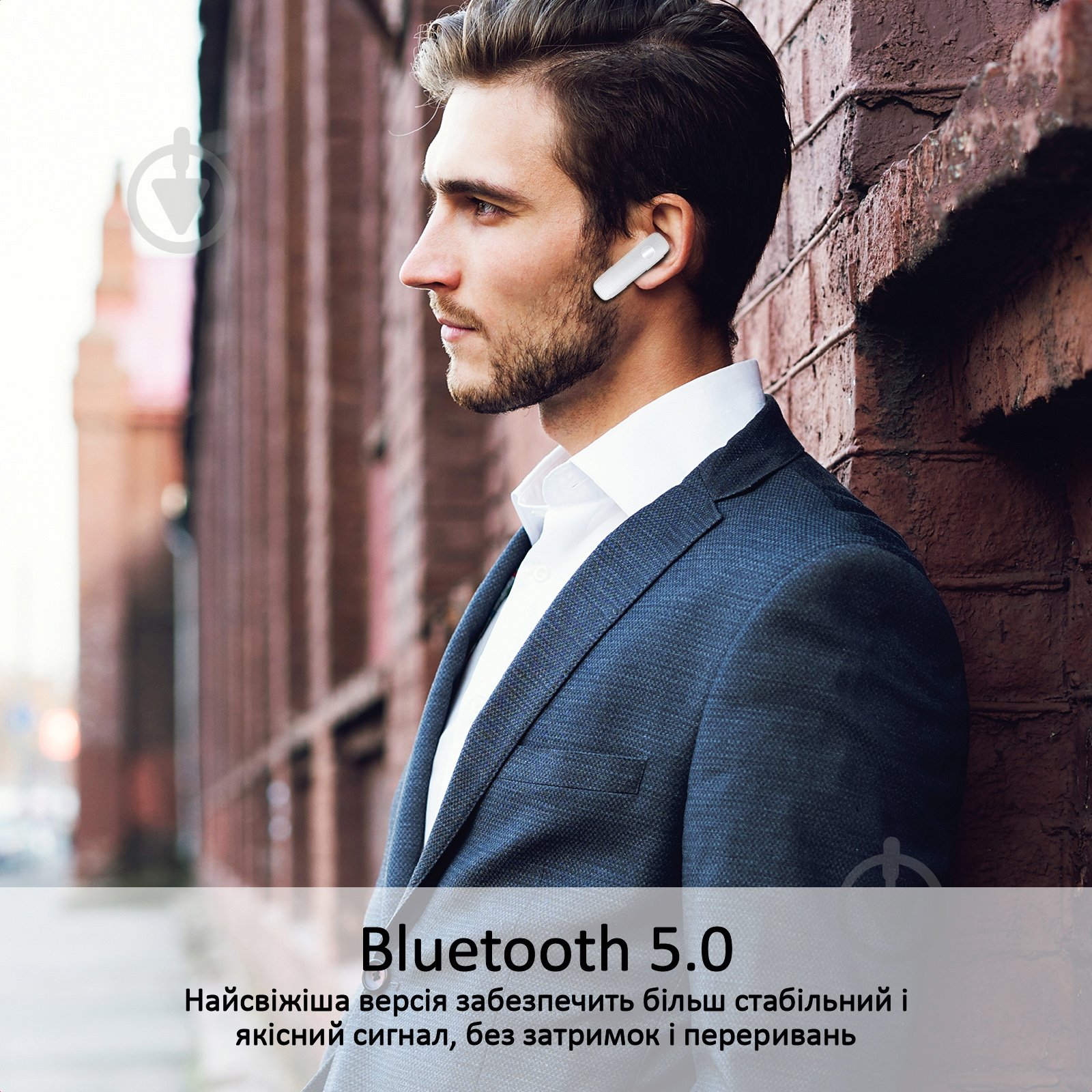 Bluetooth-гарнітура Promate Shift Bluetooth 5 white (shift.white) - фото 2
