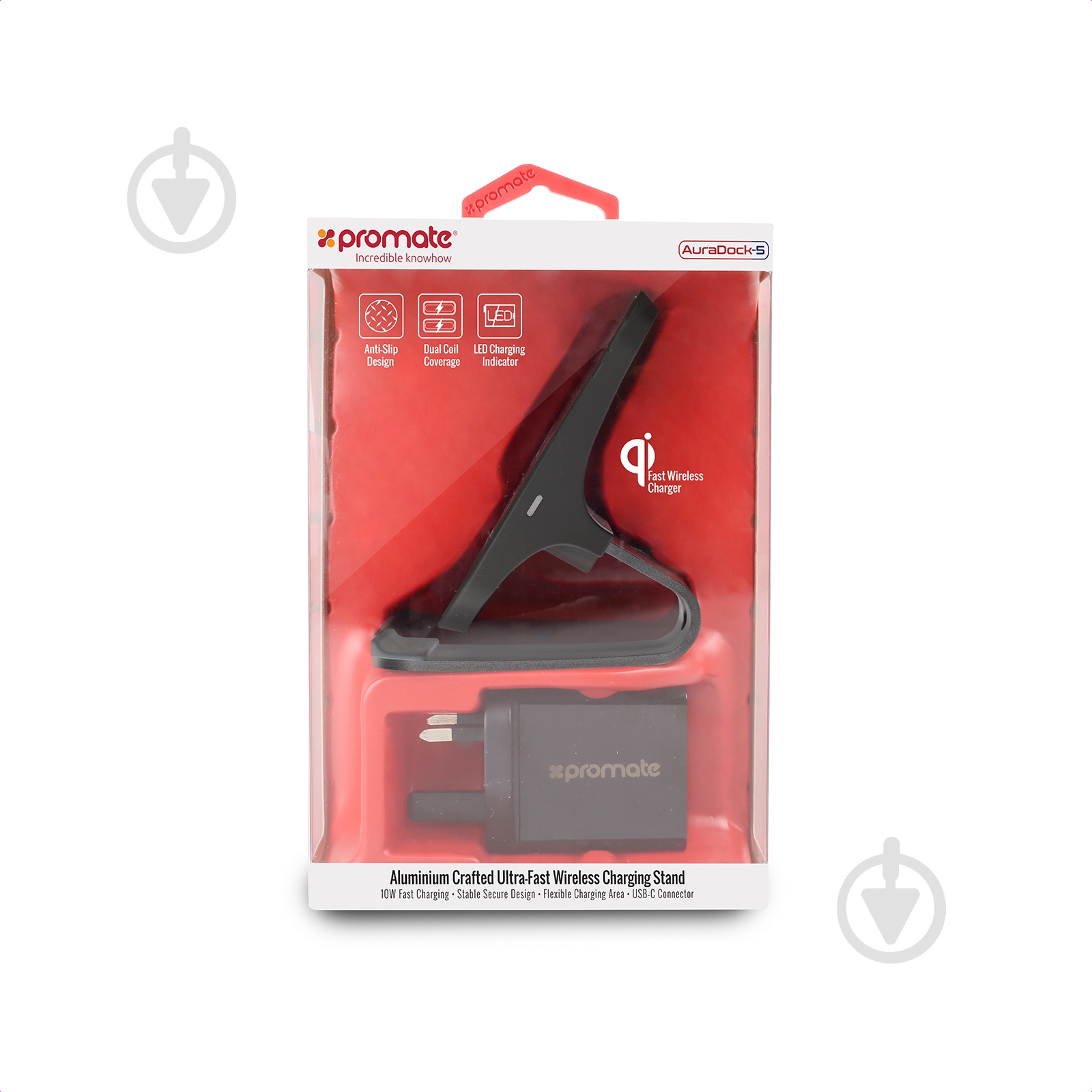 Беспроводное зарядное устройство Promate AuraDock-5 10 Вт Black - фото 8