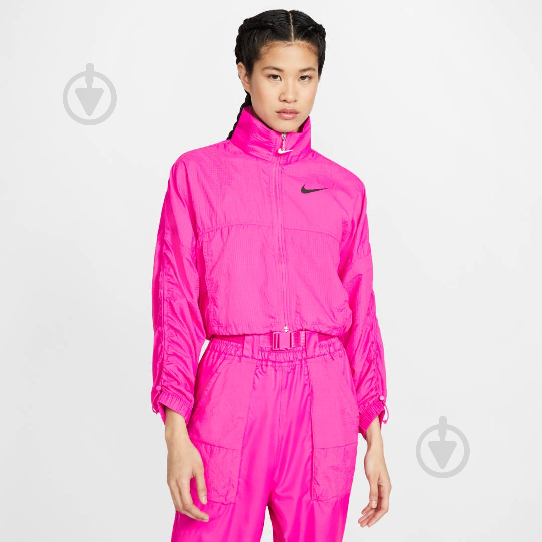 Куртка женская демисезонная Nike W NSW SWSH JKT WVN CJ3773-623 р.XS розовая - фото 4